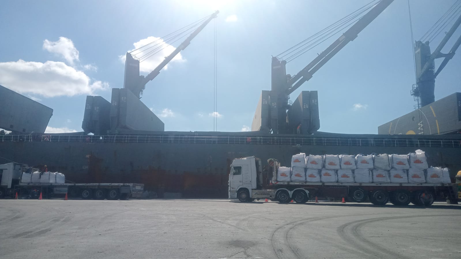 تعبئة وتخزين وشحن جبس معبأ - StarTrans Logistics